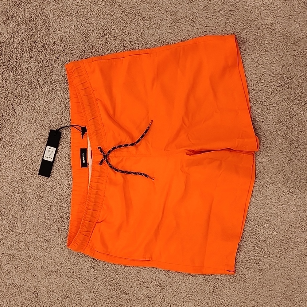 Fashion Nova Men - Montez Volley Swim Trunk - XL - new with tags - orange - Picture 7 of 12